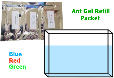 Ant gel habitat refill kit