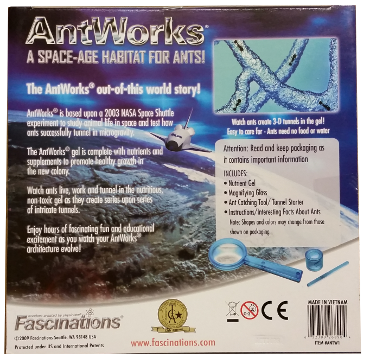 Antworks Gel Ant Habitat Box Back