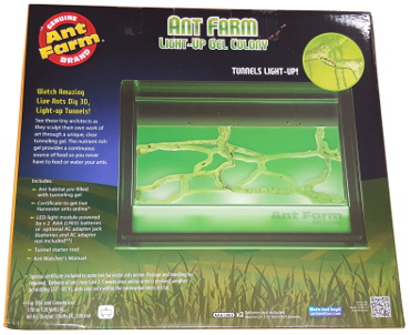 Uncle Milton Light Up Gel Ant Farm Colony