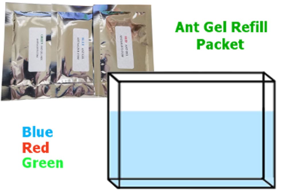 Ants FOOD Gel Ant Farm Edible Insect Refill Pack